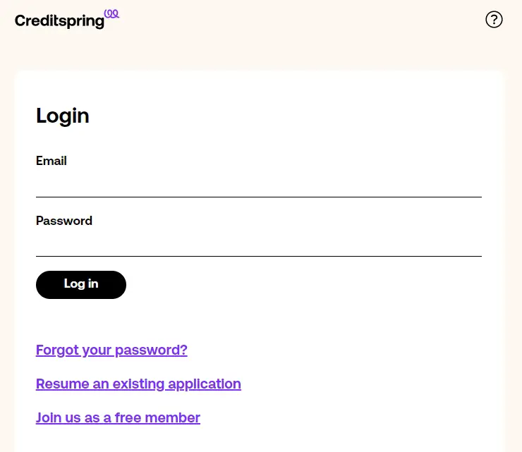 How Can I Creditspring Login & My New Account