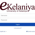 How To Ekel.kln.ac.lk Login & New Student Register