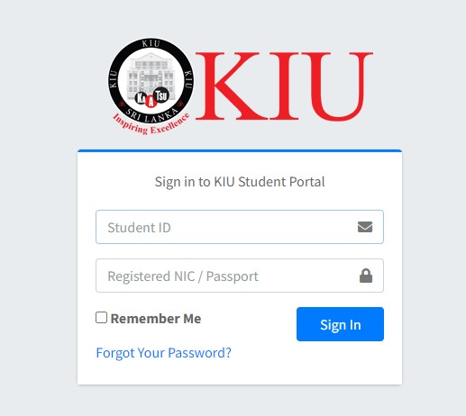 How To Kiu Student Portal Login