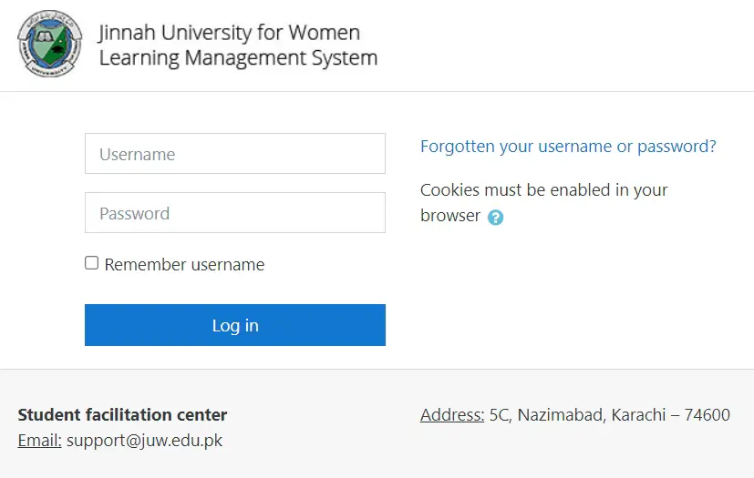 LMS.JUW.EDU.PK Login @ A Complete Guide for Students