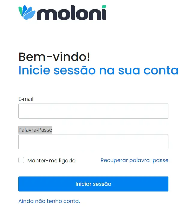 How To Moloni Login & Create An Account Moloni.pt