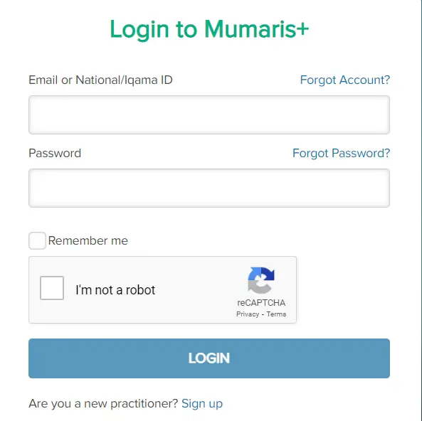 How To Mumaris Login & Register New Account