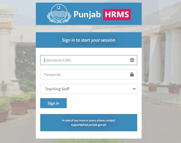 Sedhr Punjab Login