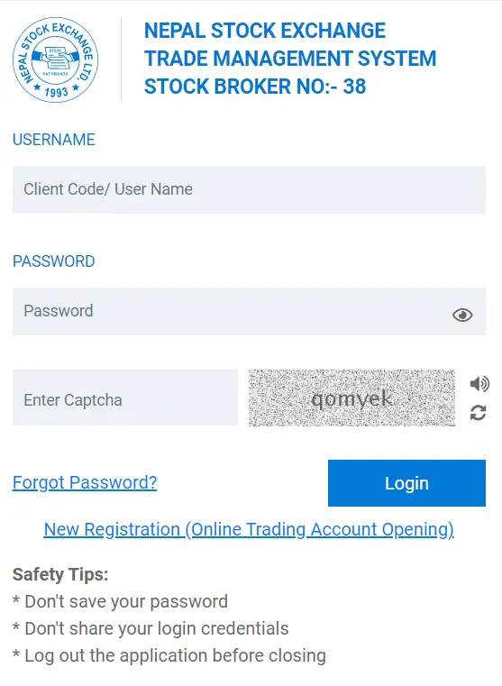 TMS38 Login and Registration: A Key to Smart Online Trading in Nepal