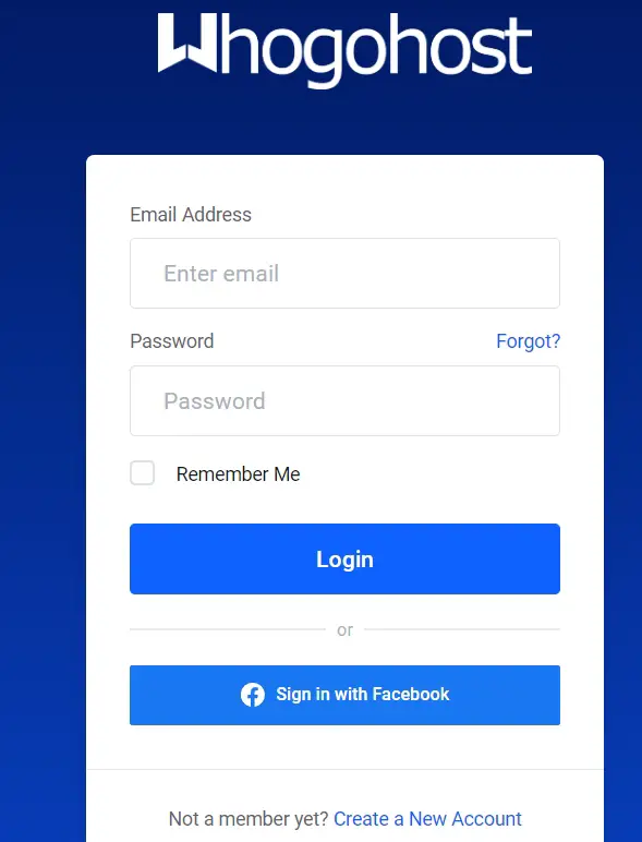 How To Whogohost Login &  Create a New  Account