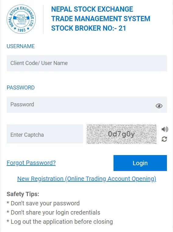 How To TMS21 Login & Guide To Register Tms21.nepsetms.com.np