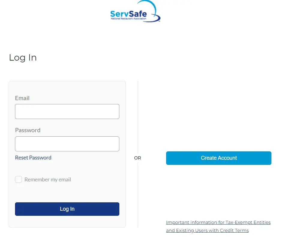 ServSafe Login & Sign Up Now ServSafe.com