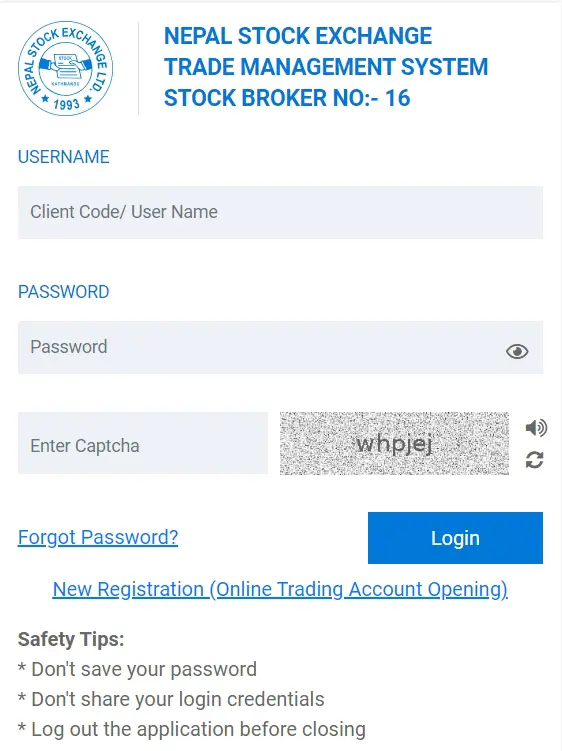 TMS16 Login and Registration: A Key to Smart Online Trading in Nepal