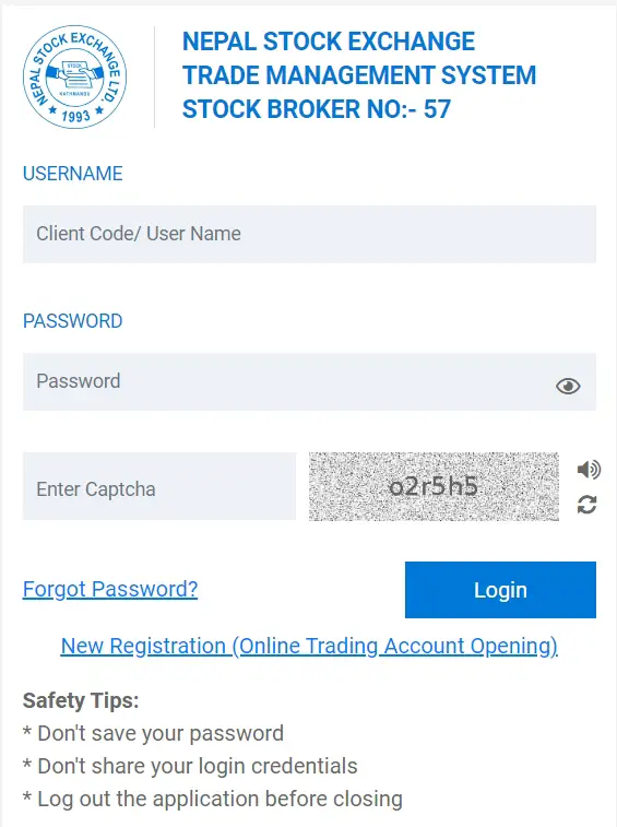 TMS57 Login and Registration: A Key to Smart Online Trading in Nepal