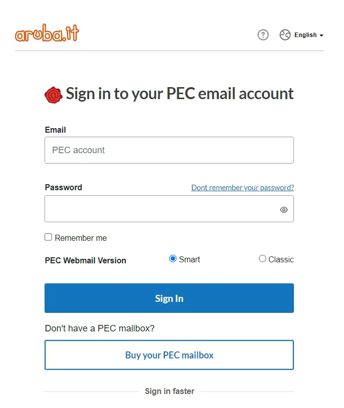 Aruba PEC Login & A Guide To Accessing Your Account