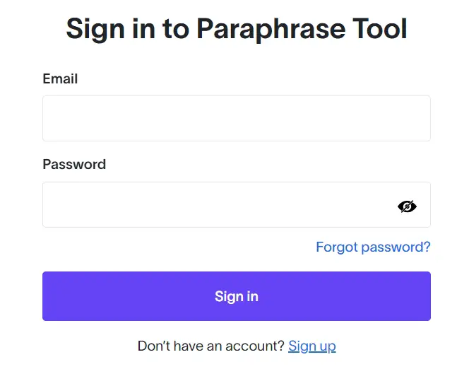 How To Parafrase ai Login & Register Paraphraser.io