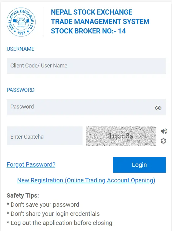 TMS14 Login and Registration: A Key to Smart Online Trading in Nepal