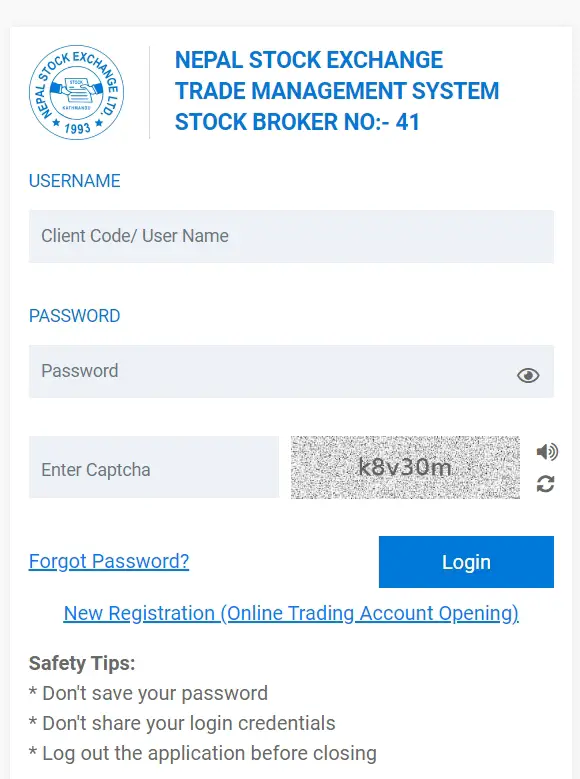 TMS41 Login and Registration: A Key to Smart Online Trading in Nepal
