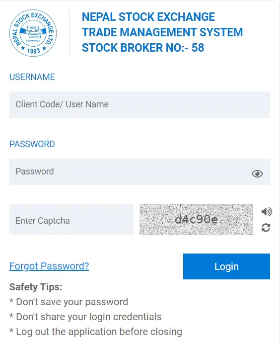 TMS58 Login and Registration: A Key to Smart Online Trading in Nepal