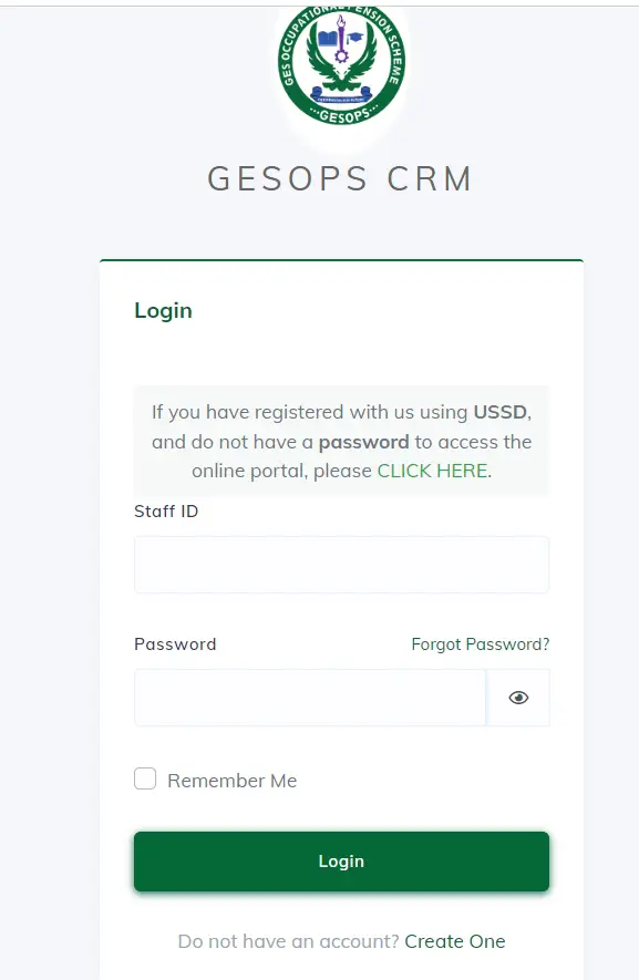 How To GESOPS Login & Registration Now Gespensions.com.gh