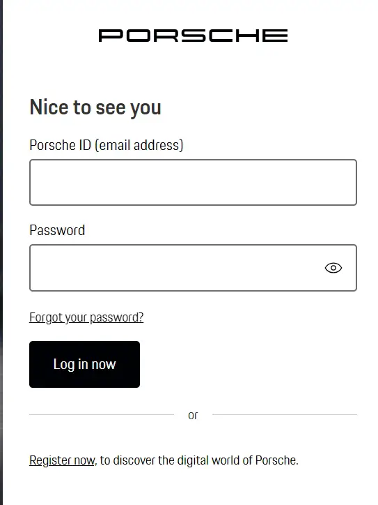 How To My Porsche Login & Process My.porsche.com