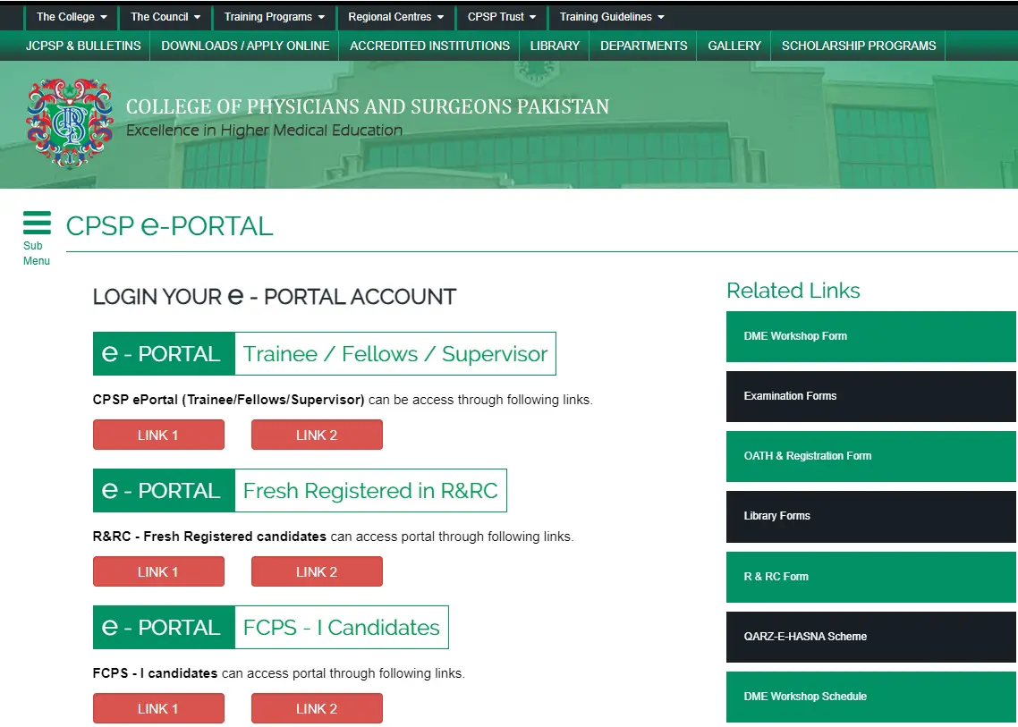 How To Cpsp Eportal Login & Download App Latest Version