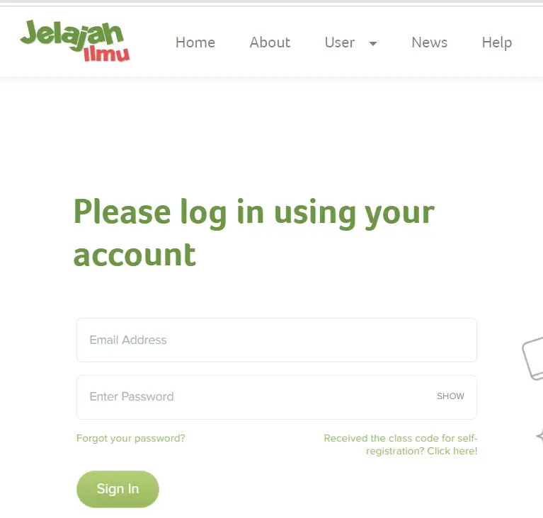 jelajah ilmu Login