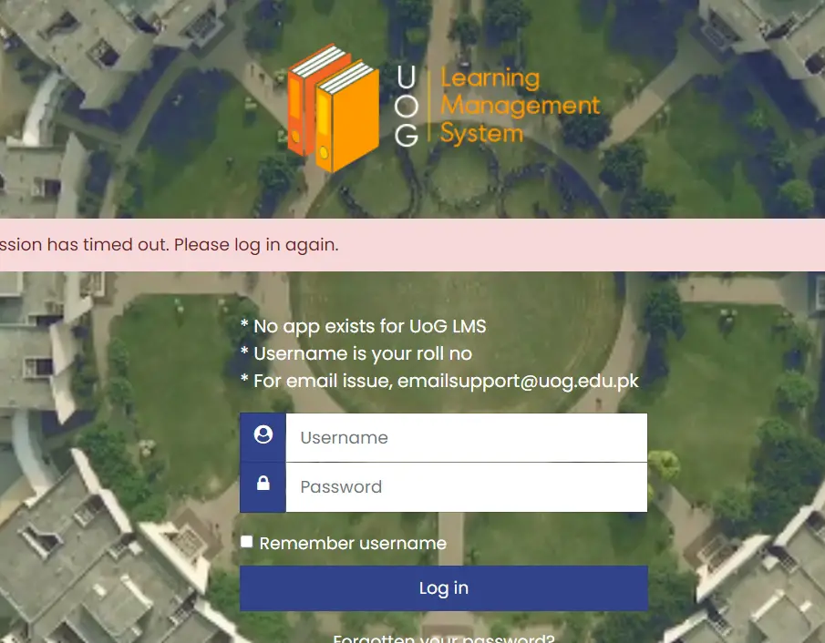 How To lms.uog.edu.pk Login: A Complete Guide