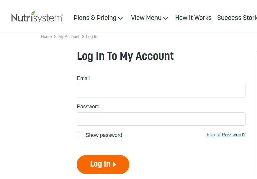 Nutrisystem Login & Register Now My Online Account