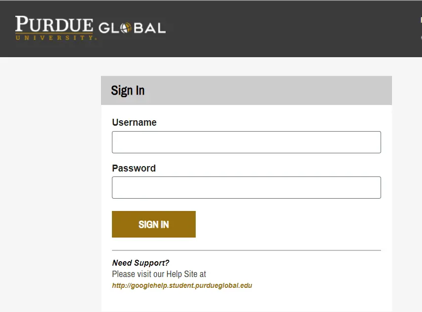 PurdueGlobal Login