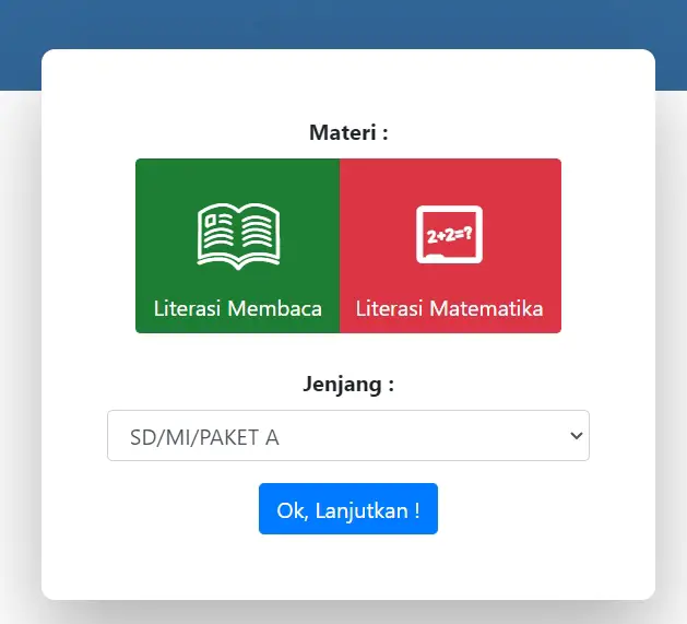 Simulasi AKM Login