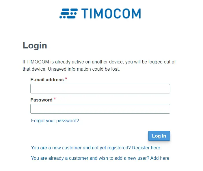 How To TIMOCOM Login & Helpful Guide To My.timocom.com