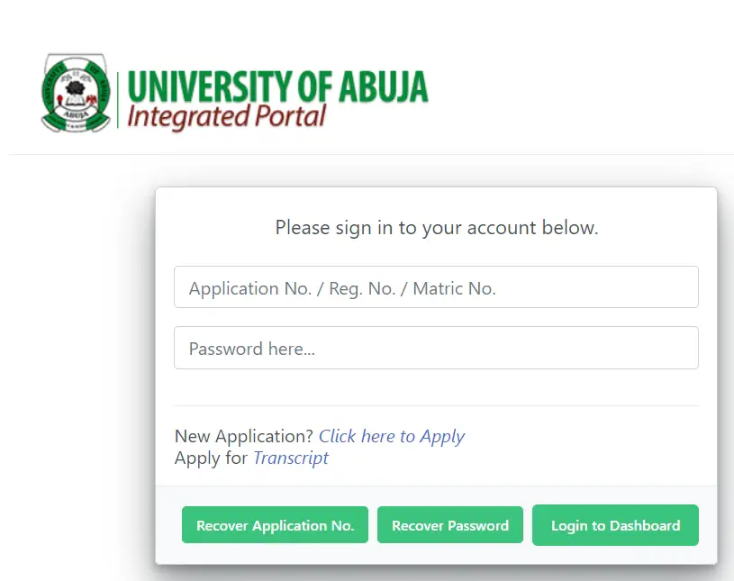 How To UNIABUJA Portal Login & Guide To Portal.uniabuja.edu.ng