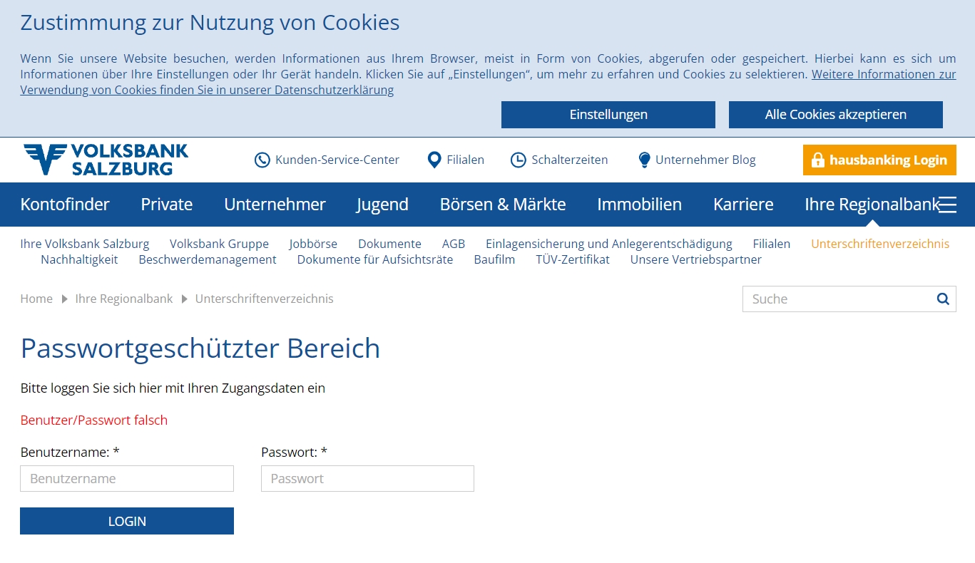 Volksbank Salzburg Login & Register Now My Online Account