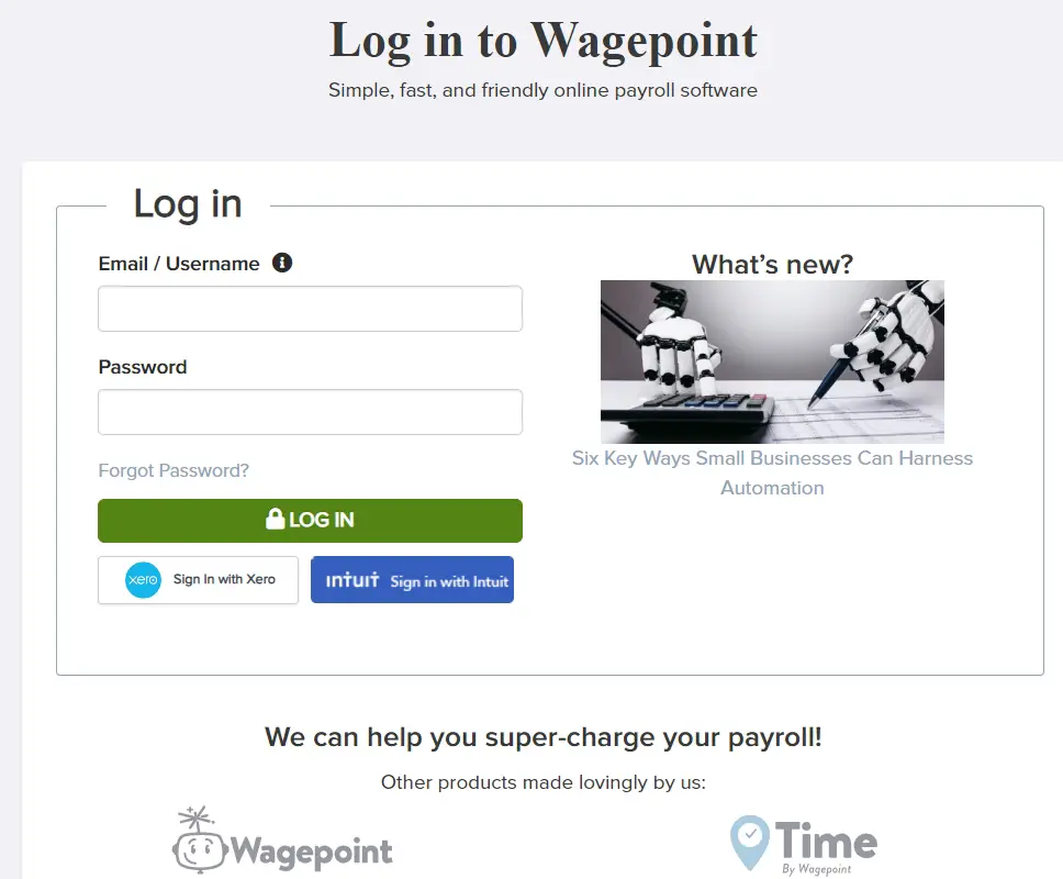 Wagepoint Login: How to Access Your Wagepoint Account