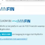 How To My Minfin Login & Guide To Register Belgium.be