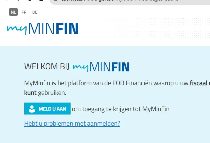 How To My Minfin Login & Guide To Register Belgium.be