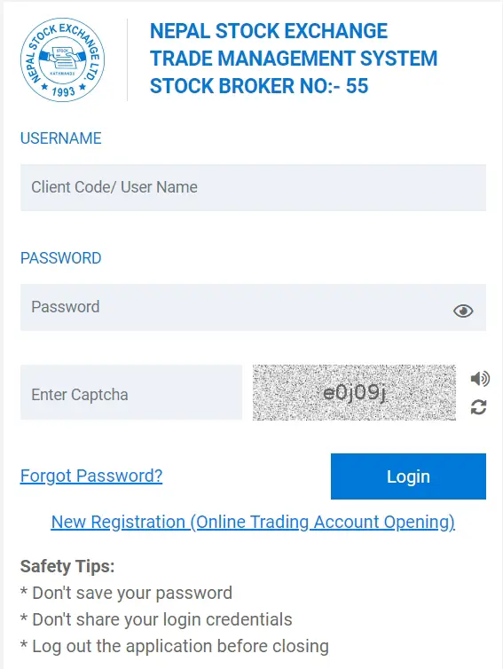 TMS55 Login and Registration: A Key to Smart Online Trading in Nepal