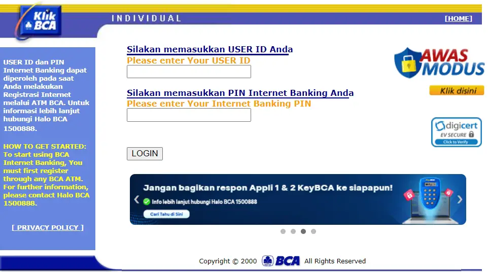 How To Klikbca individual Login & Helpful Guide