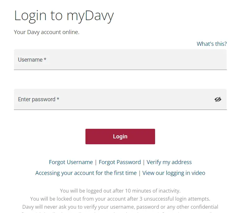 How To My Davy Login & Register Now Mydavy.ie