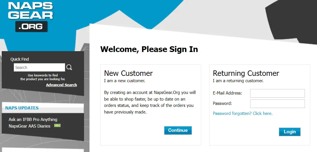 How To Napsgear Login & Guide To Napsgear.org