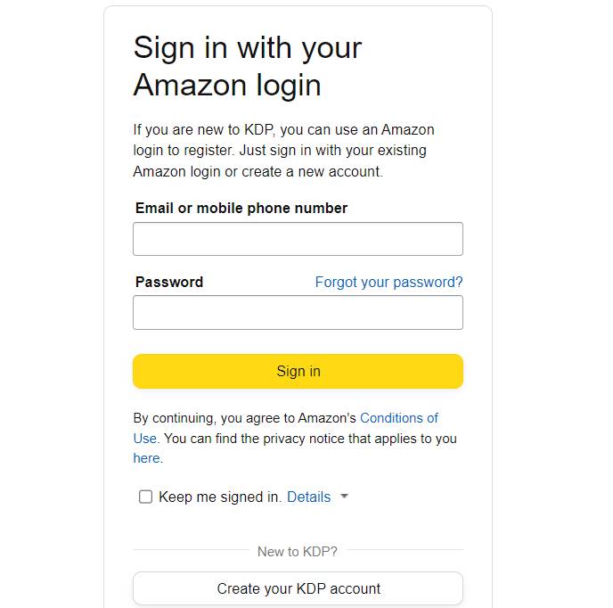 How To Amazon Kdp Login & Guide To Manage Your KDP Account