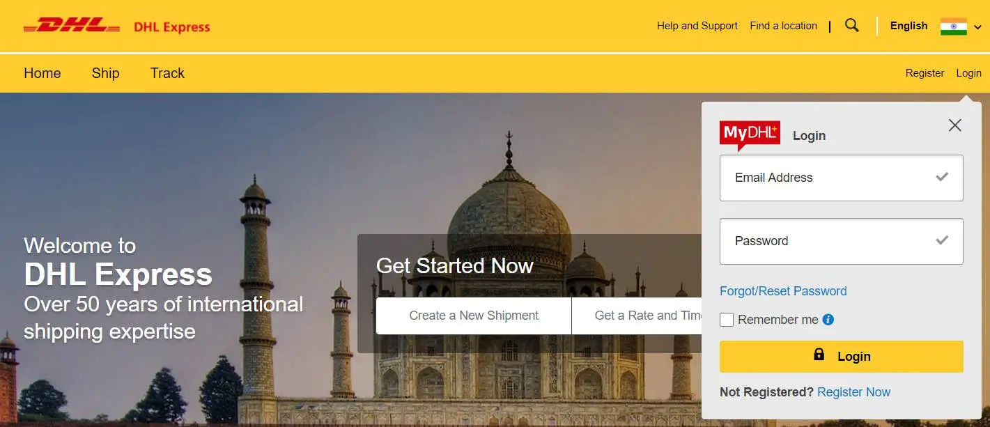 How To My Dhl Plus Login & Register Now Mydhl.express.dhl