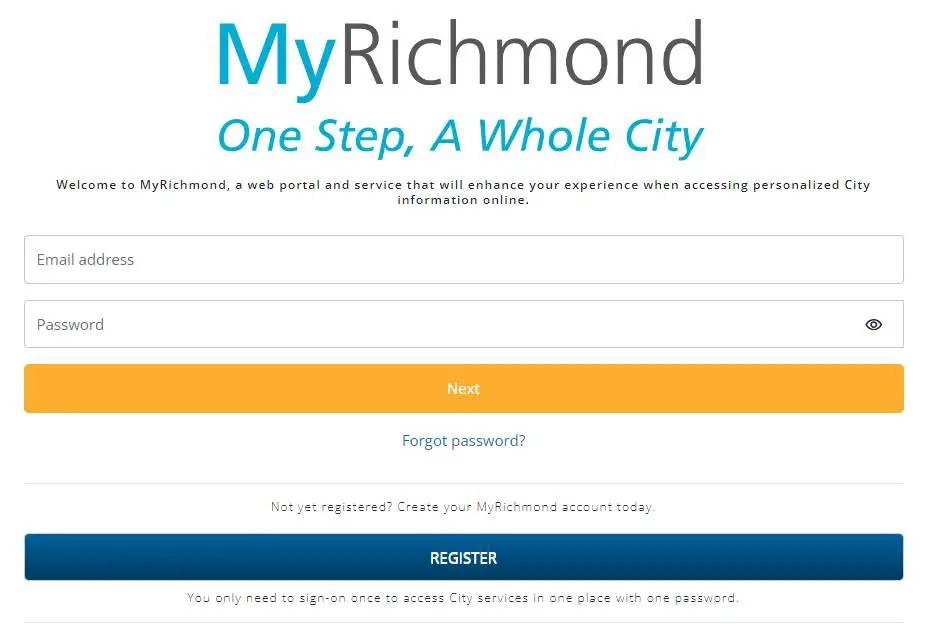 How To My Richmond Login @ Activate an Account Sso.richmond.ca