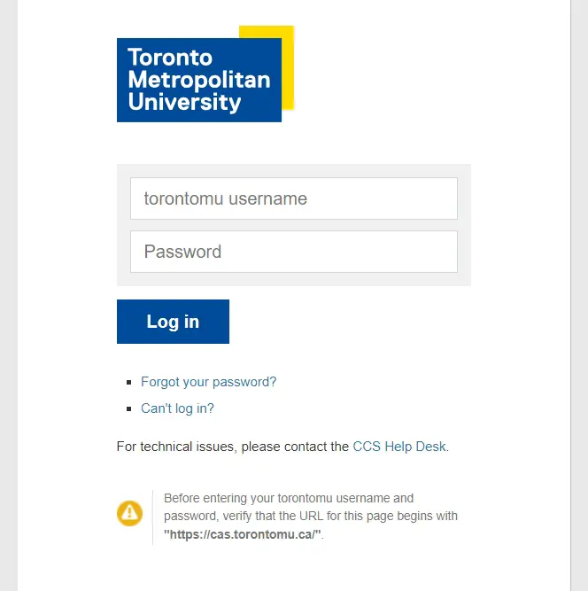 How To My Torontomu Login & in Employee Portal