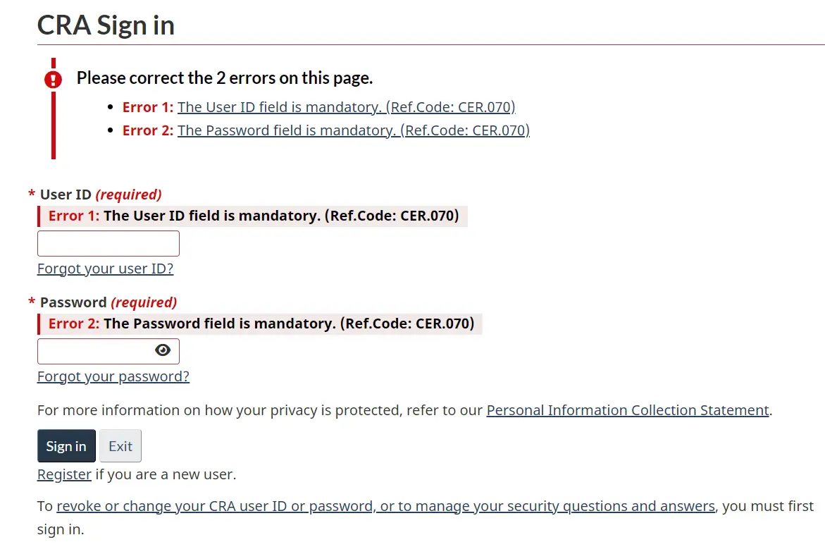 MyCRA Account Login & Complete Guide To Ams-sga.cra-arc.gc.ca