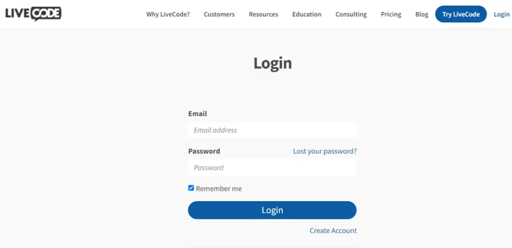 How To LiveCode Login & Create An Account livecode.com