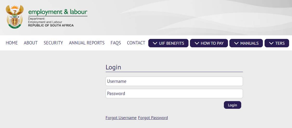 How To Ufiling Login & New Account Ufiling.labour.gov.za