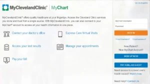 cleveland clinic mychart login