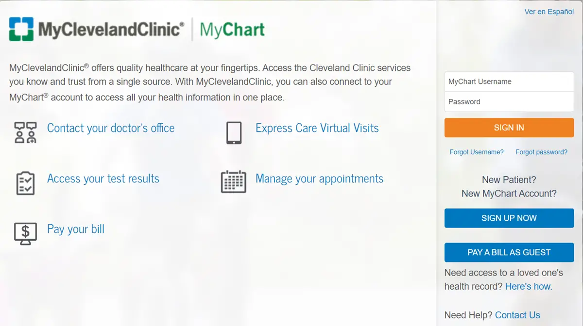 How To Cleveland Clinic Mychart Login & Online Registration