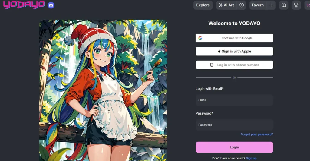 How To Yodayo ai Login
