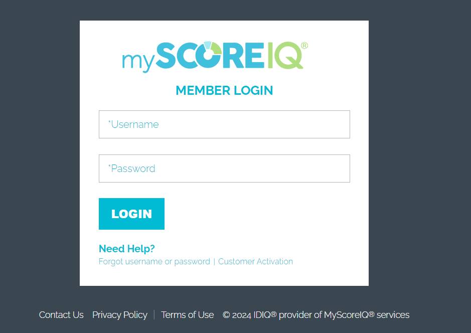 Myscoreiq Login