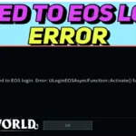 Palworld Failed To Eos Login