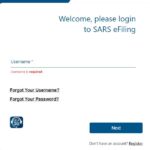 Sars Login Efiling Login