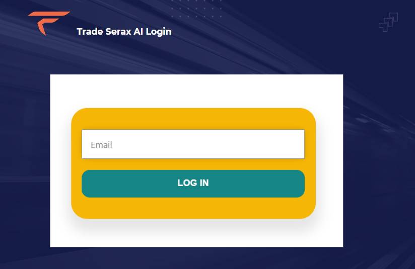 Trade Serax AI Login